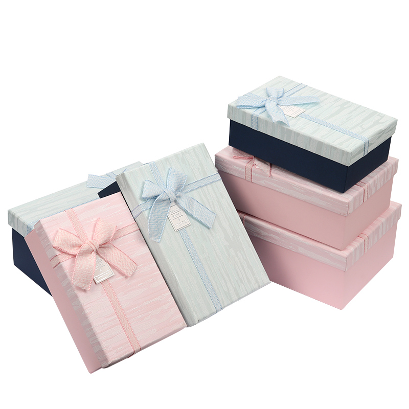 logo deluxe paper gift box fashion cosmetic box for wedding