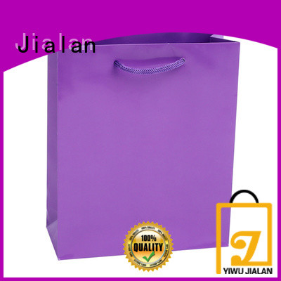 Jialan colorful gift bags widely applied for supermarket