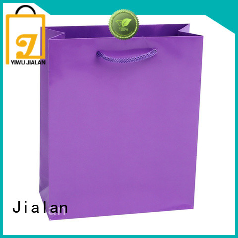 Jialan environmentally friendly colorful gift bags widely applied for clothing stores