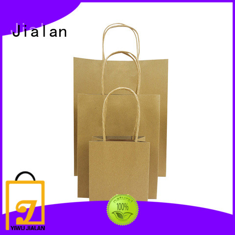 Jialan paper kraft bags perfect for shopping in supermarkets