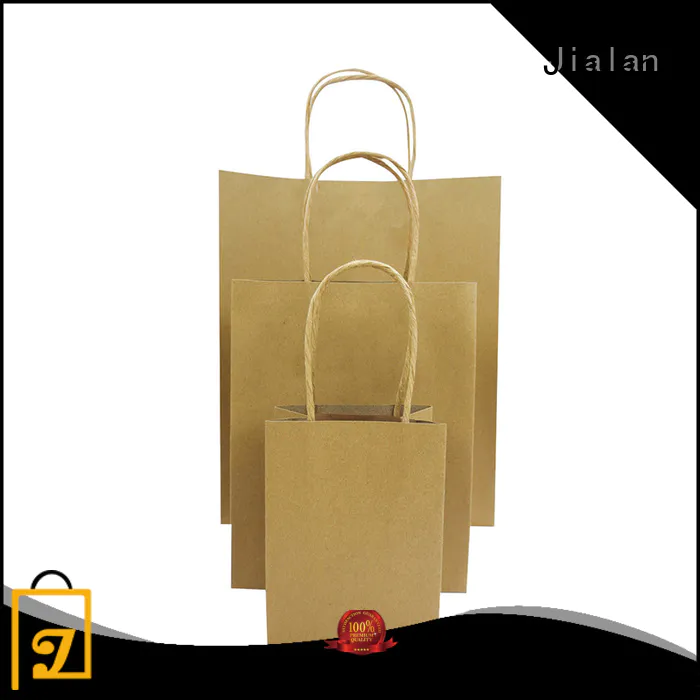 Jialan good quality paper bag optimal for supermarket store packaging