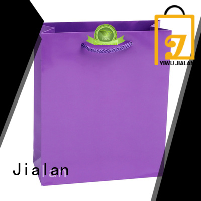Sacchetti regalo a colori jialan ammamente applicati per i centri commerciali