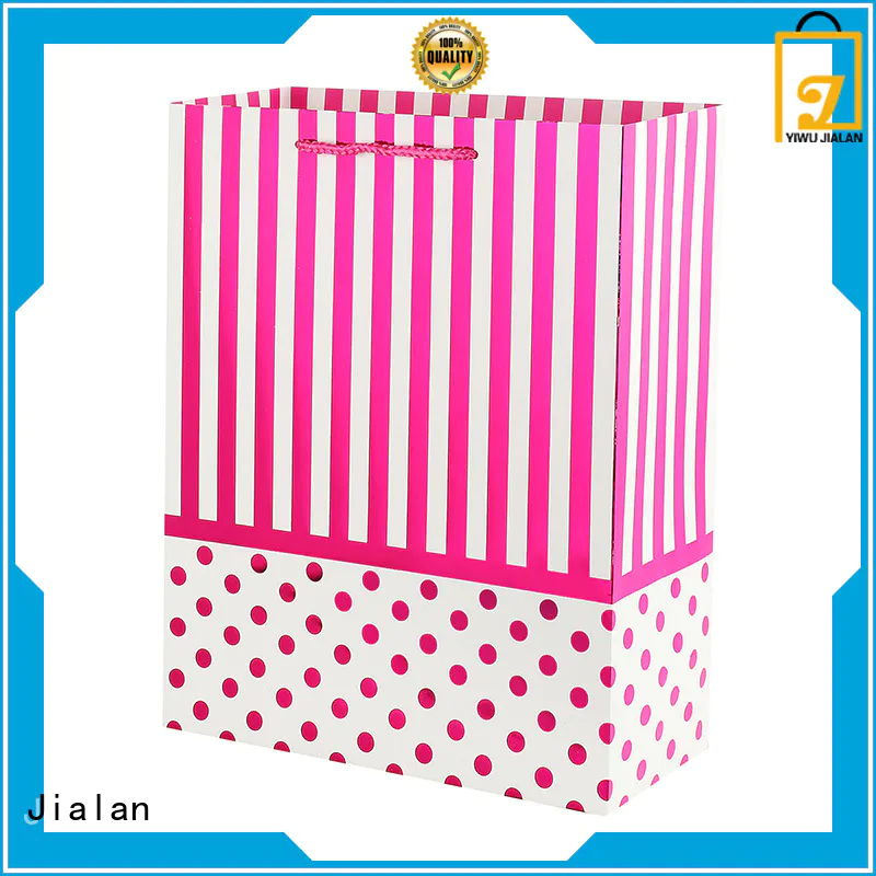 Jialan Eco-Friendly paper bag supplier packing birthday gifts