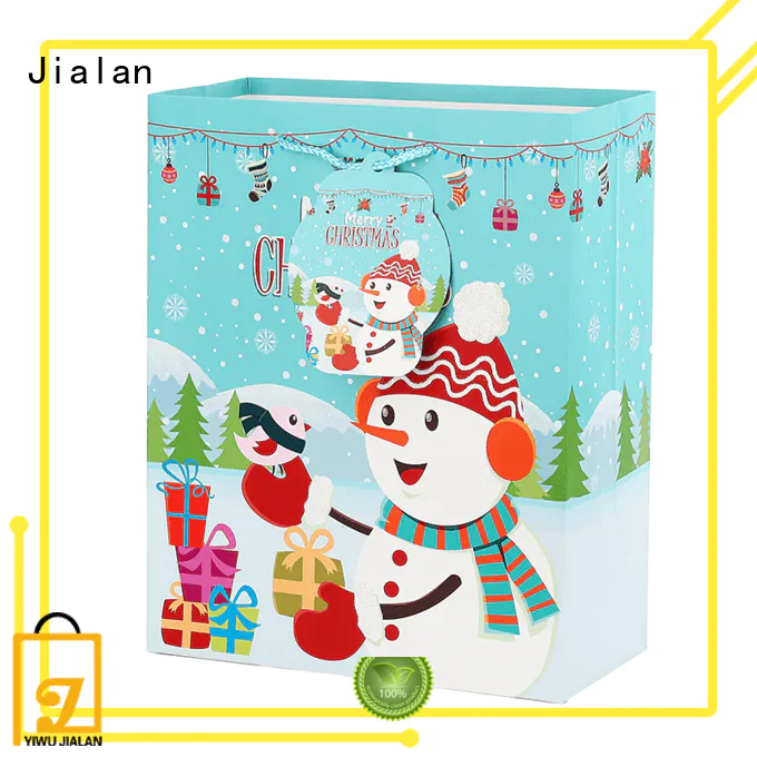 Jialan holiday paper gift bags optimal for christmas presents