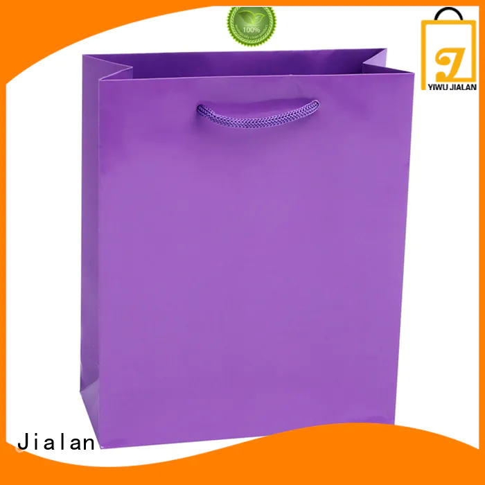 Jialan environmentally friendly paper color bags indispensable for shoe stores