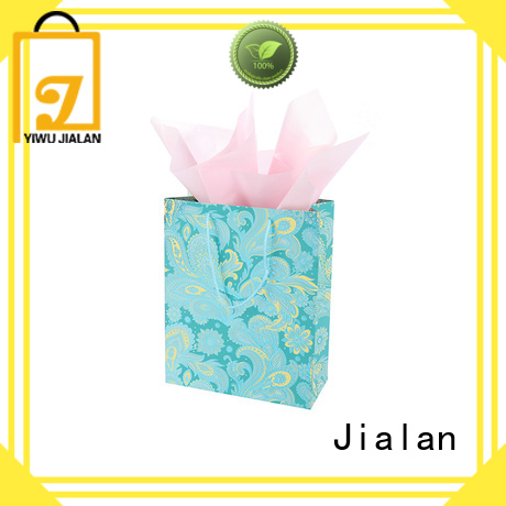 Jialan توفير تكلفة أكياس الهدايا المراضي للهدايا التعب