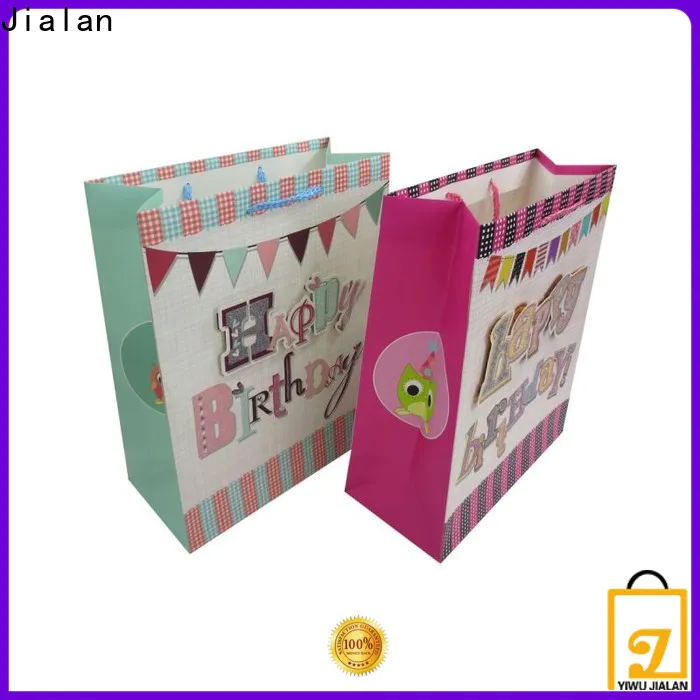 Jialan paper carrier bags wholesale for gift packing