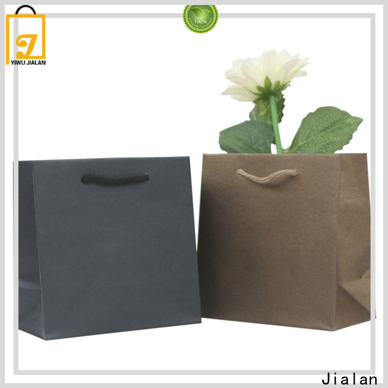 Jialan Bon Marché Sacs en Papier Personnalisé Fourniture Pour Emballage Cadeaux d'Anniversaire