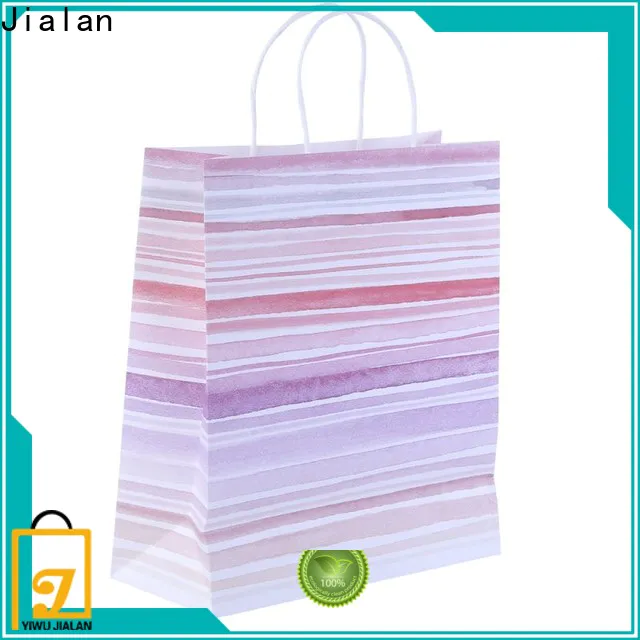 Персонализированный поставщик подарочных бумажных пакетов Jialan для упаковки праздничных подарков