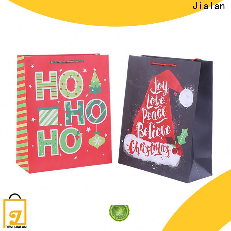 Sacs-cadeaux personnalisés Jialan à vendre pour les Cadeaux de Vacances Emballage