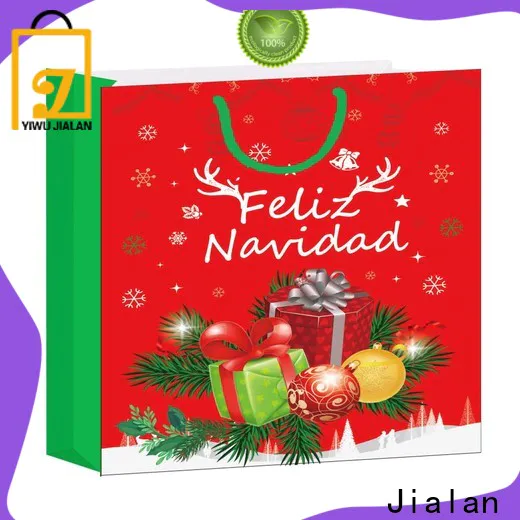 Jialan cost saving personalized gift bags manufacturer for holiday gifts packing