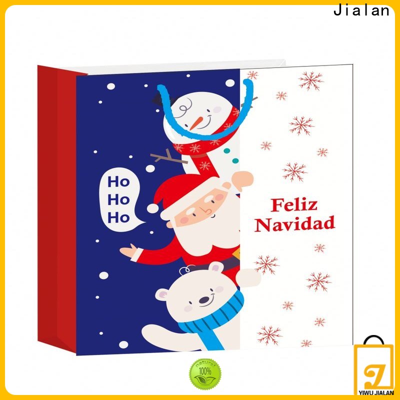 Fourniture de Sac de Papier Personnalisé Jialan pour les Cadeaux d'anniversaire d'Emballage