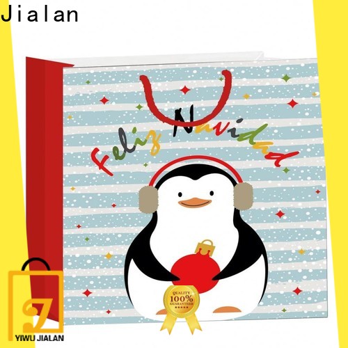 Jialan أكياس الورق الشخصية الصانع لتعبئة هدايا عيد ميلاد
