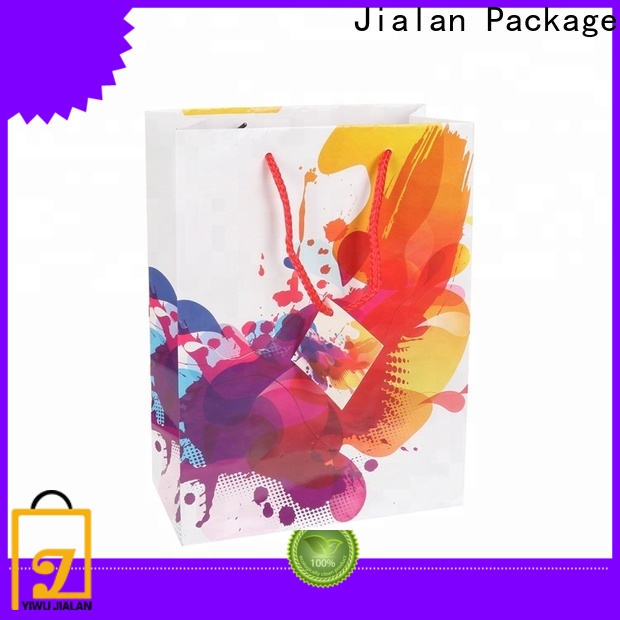 Jialan Forfait Cadeau Paper Sacs Fabricant Pour Emballage Careaux