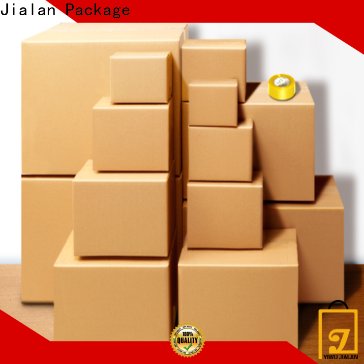 Jialan Forfait Top Custom Carton Box en gros pour l'Expédition
