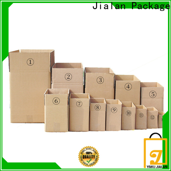 Forfait Jialan Boîte Ondulée Personnalisée à vendre pour le Paquet