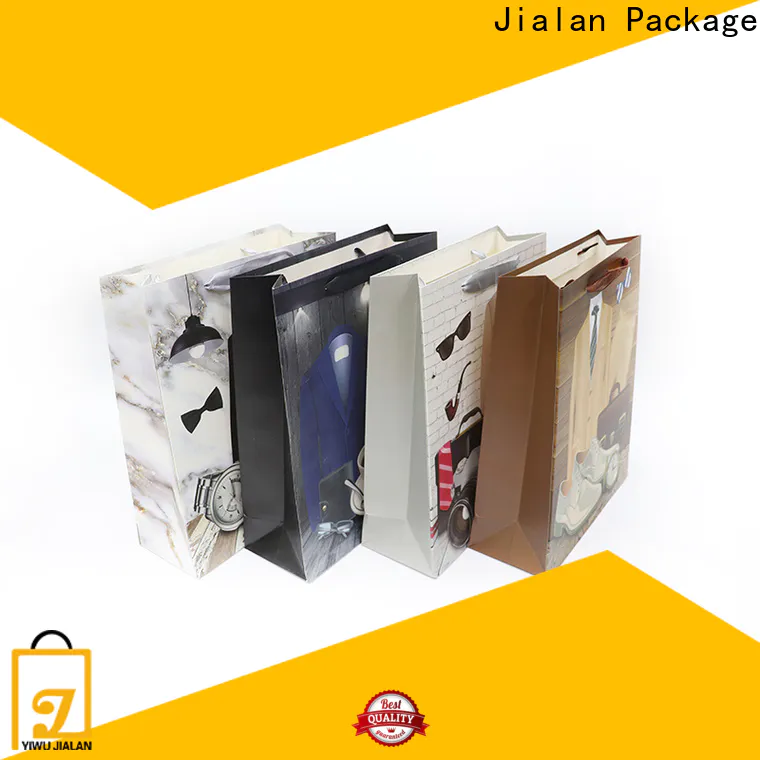 Jialan Package printed paper bags manufacturer for holiday gifts packing