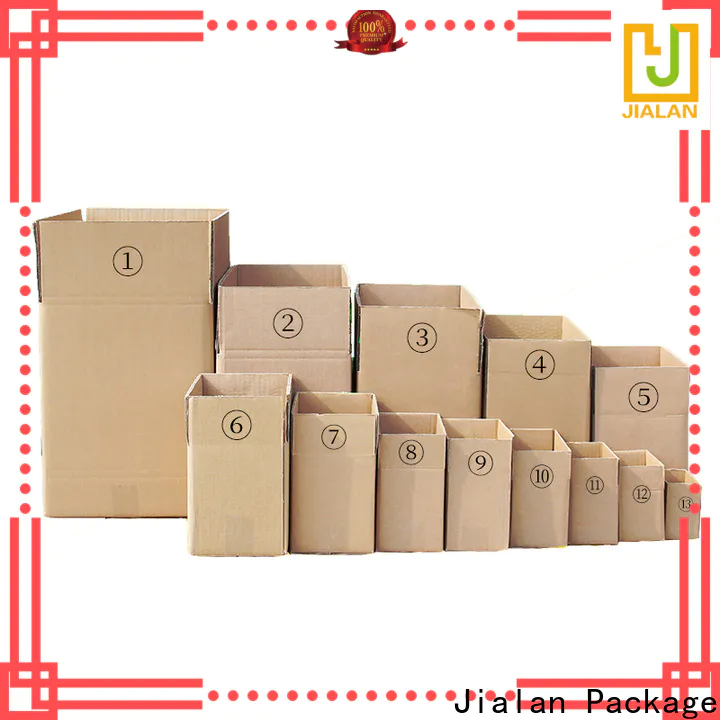 Jialan Package Bulk custom cardboard boxes cheap wholesale for delivery