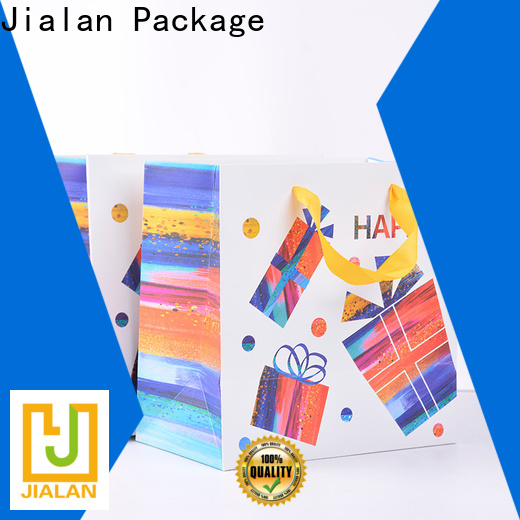 Jialan Package paper bags with handles supplier for packing birthday gifts