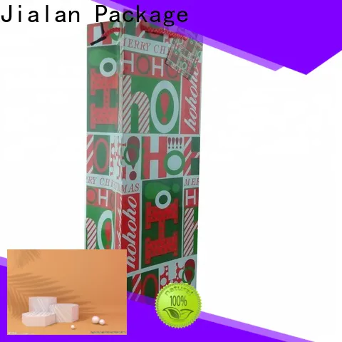 Jialan Package paper bags with window wholesale factory for wine stores