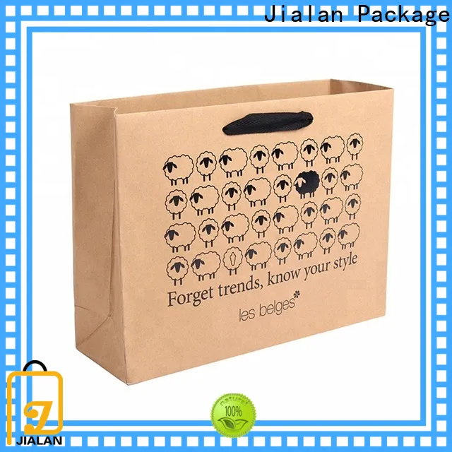 Jialan Package Custom printed gift bags wholesale for goods packaging