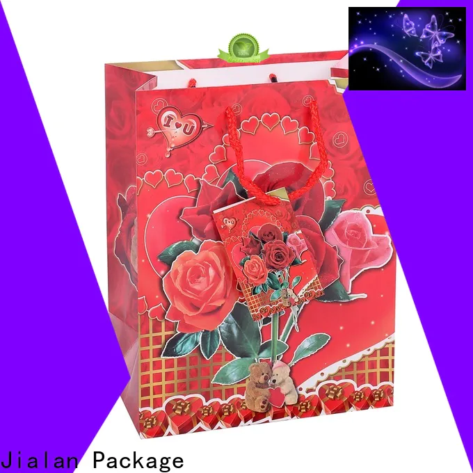 Jialan Package small custom printed gift bags wholesale supply for packing birthday gifts