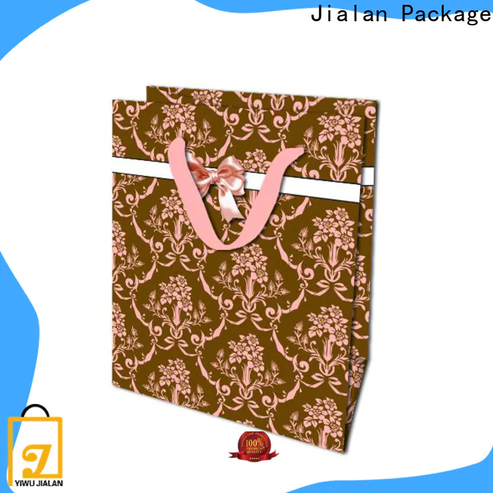 cheap christmas paper bags with handles supplier for packing gifts