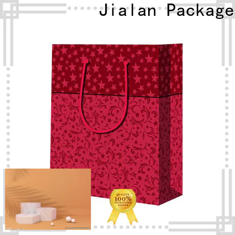 Jialan Package best price christmas paper bags supplier for holiday gifts packing