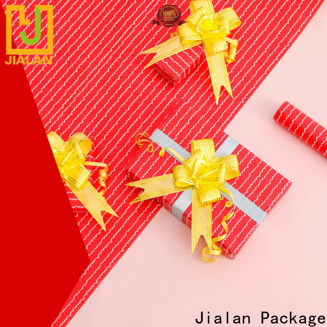 Jialan Package Bulk bulk gift wrapping paper factory price for holiday gifts
