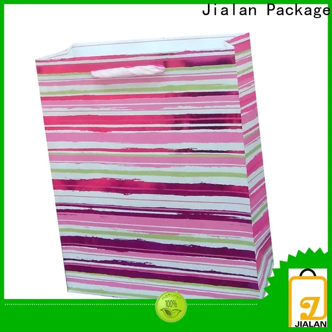 Jialan Package paper gift bag for sale for packing birthday gifts