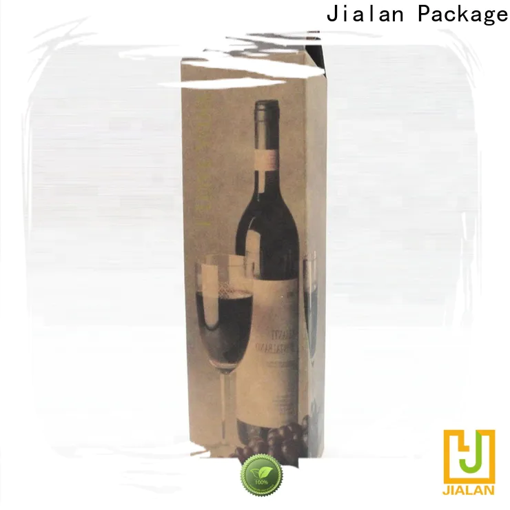 Custom made paper bags with handles in bulk factory for wine stores