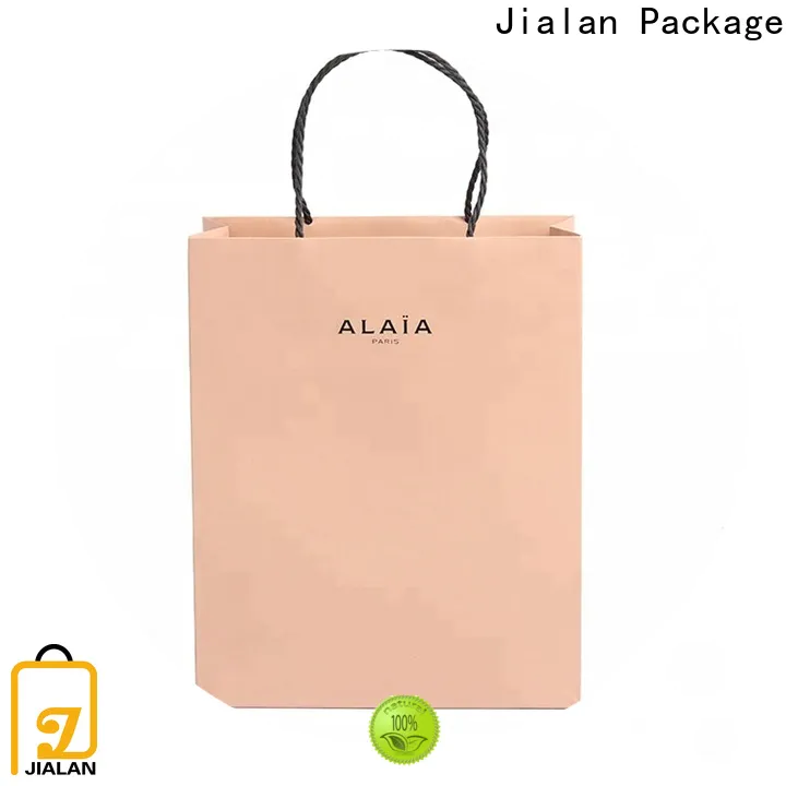 Jialan Package promotional bags with logo company for goods packaging