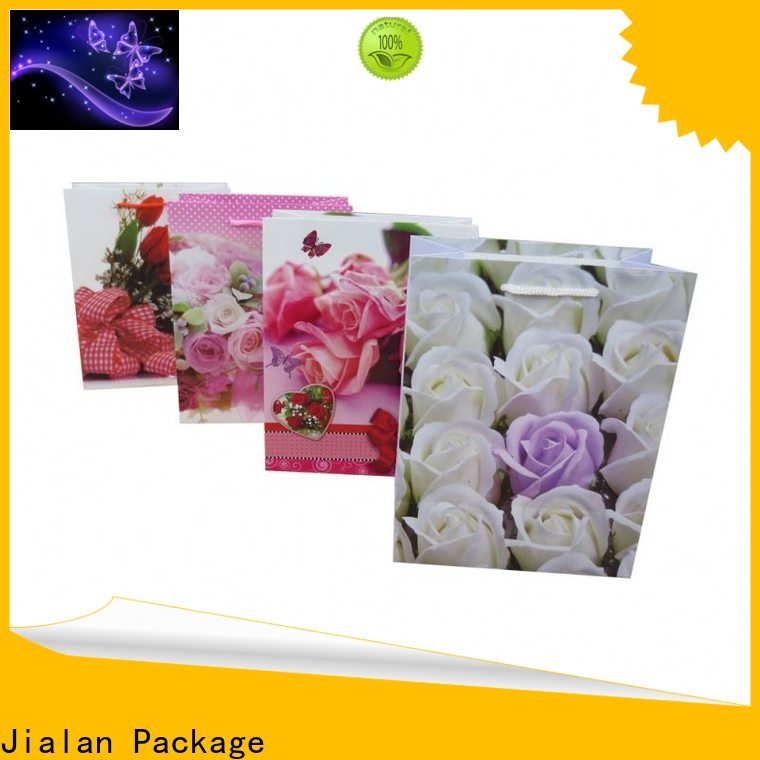 Jialan Package wrapping paper gift bag company for holiday gifts packing