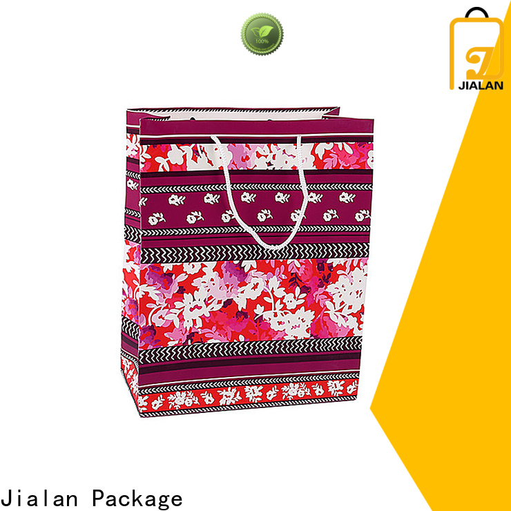 Jialan Package cost saving brown gift bags with handles wholesale for holiday gifts packing