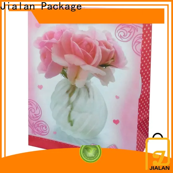 Jialan Package black paper gift bags wholesale for packing birthday gifts