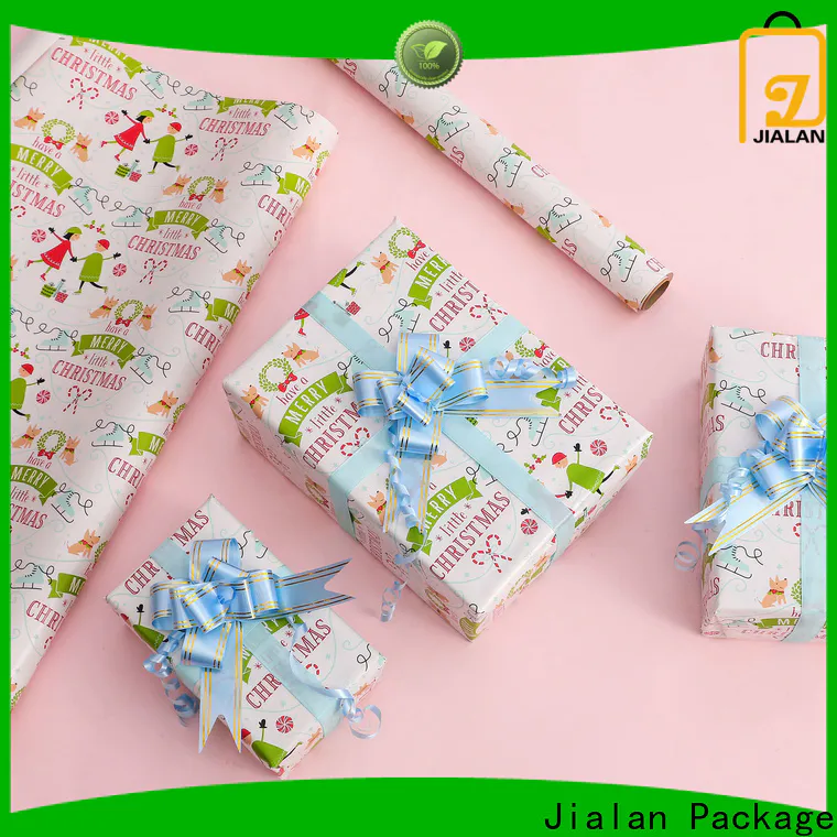 Jialan Package Professional christmas wrapping paper factory for gift package