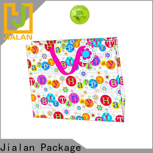 Jialan Package black gift bags wholesale for packing birthday gifts