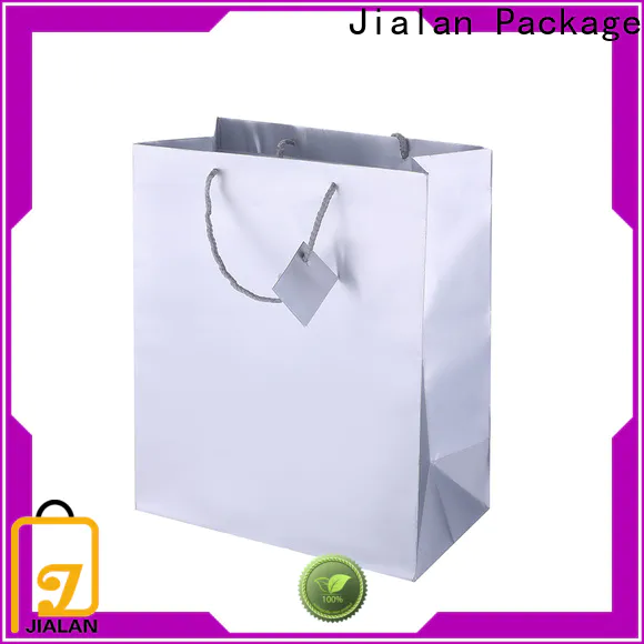 Jialan Package holographic paper bag company for supermarket