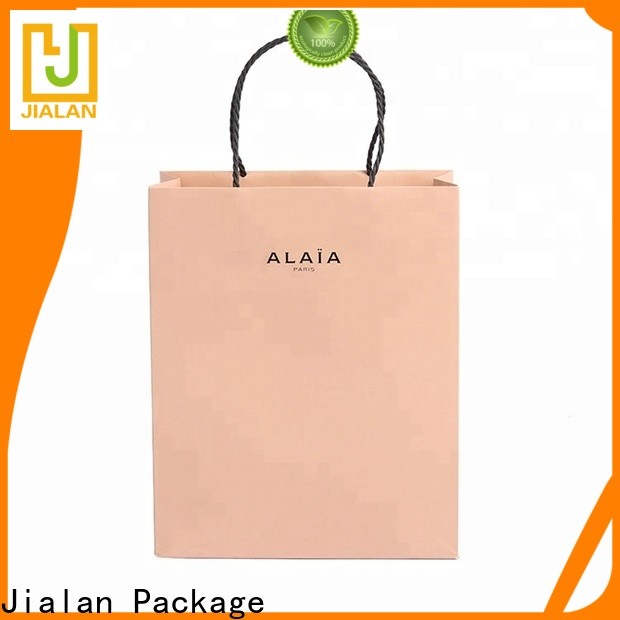 Top paper bags printed with logo supply for goods packaging