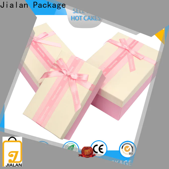 Jialan Package paper gift box manufacturer for holiday gifts packing