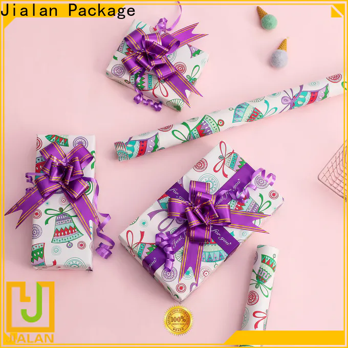Jialan Package gift paper manufacturers factory price for holiday gifts