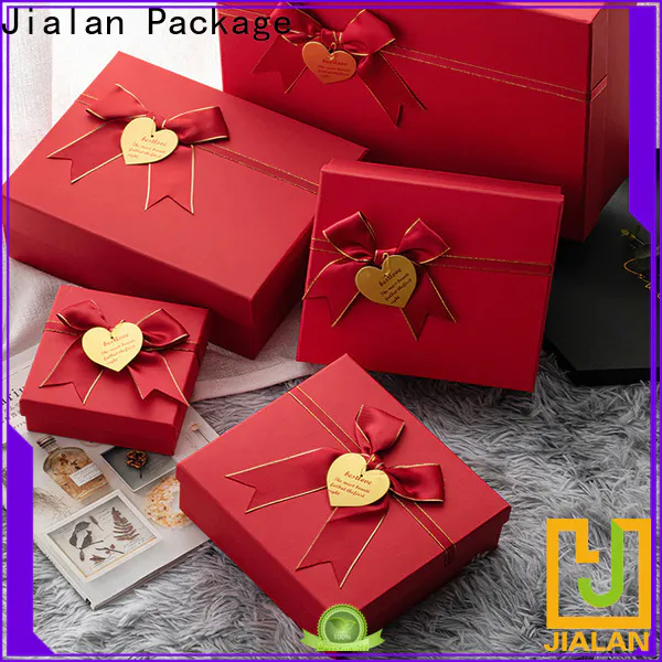 Jialan Package Latest gift box making with paper company for packing gifts