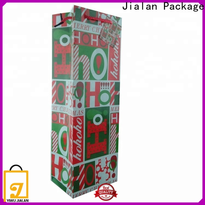 Jialan Package Bulk black wine gift bag supplier