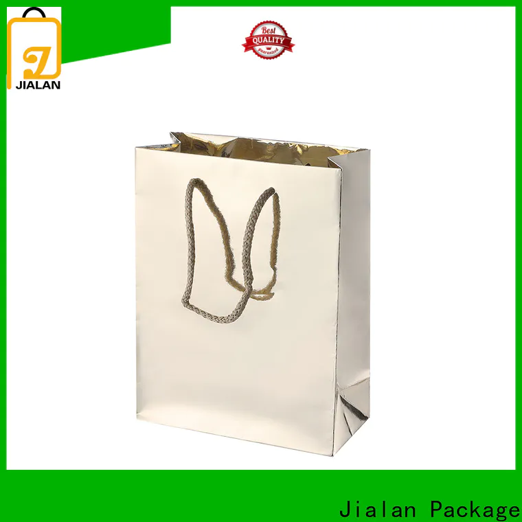 Jialan Package holographic paper bag wholesale for supermarket