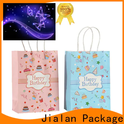 Jialan Package kraft christmas gift bags for sale for shopping in supermarkets