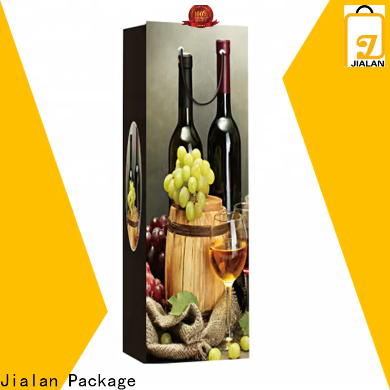 Jialan Package paper wine bottle bags supplier for wine stores