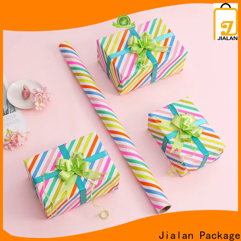 Jialan Package Bulk animal wrapping paper price for gift package