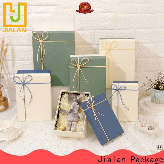 Jialan Package custom gift boxes supplier for holiday gifts packing