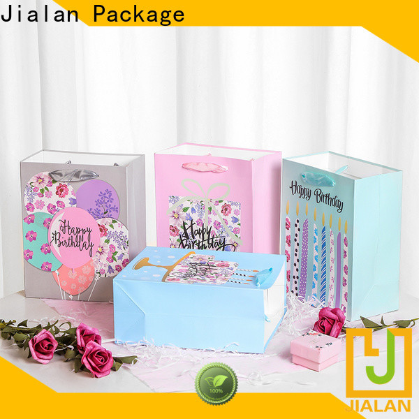 Jialan Package birthday gift bags factory for holiday gifts packing