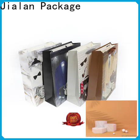 Jialan Package Quality printed paper bags vendor for packing birthday gifts